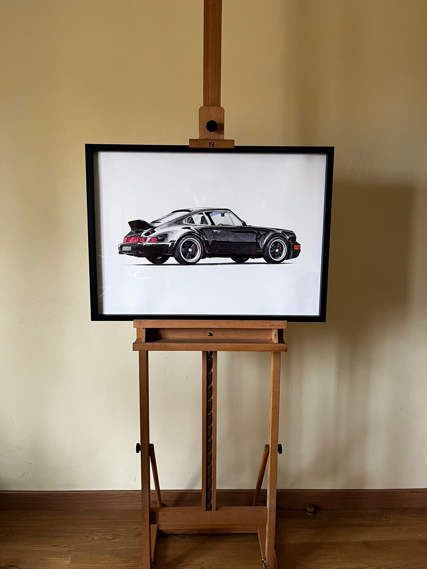 DIBUJO DE UN PORSCHE 911