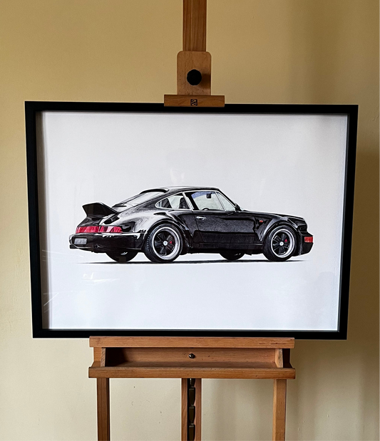 DIBUJO DE UN PORSCHE 911